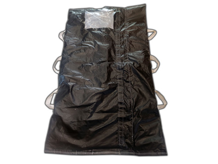 Leichensack PVCLeichenhülle Body Bag Bergungshüllewasserdicht schwarz 